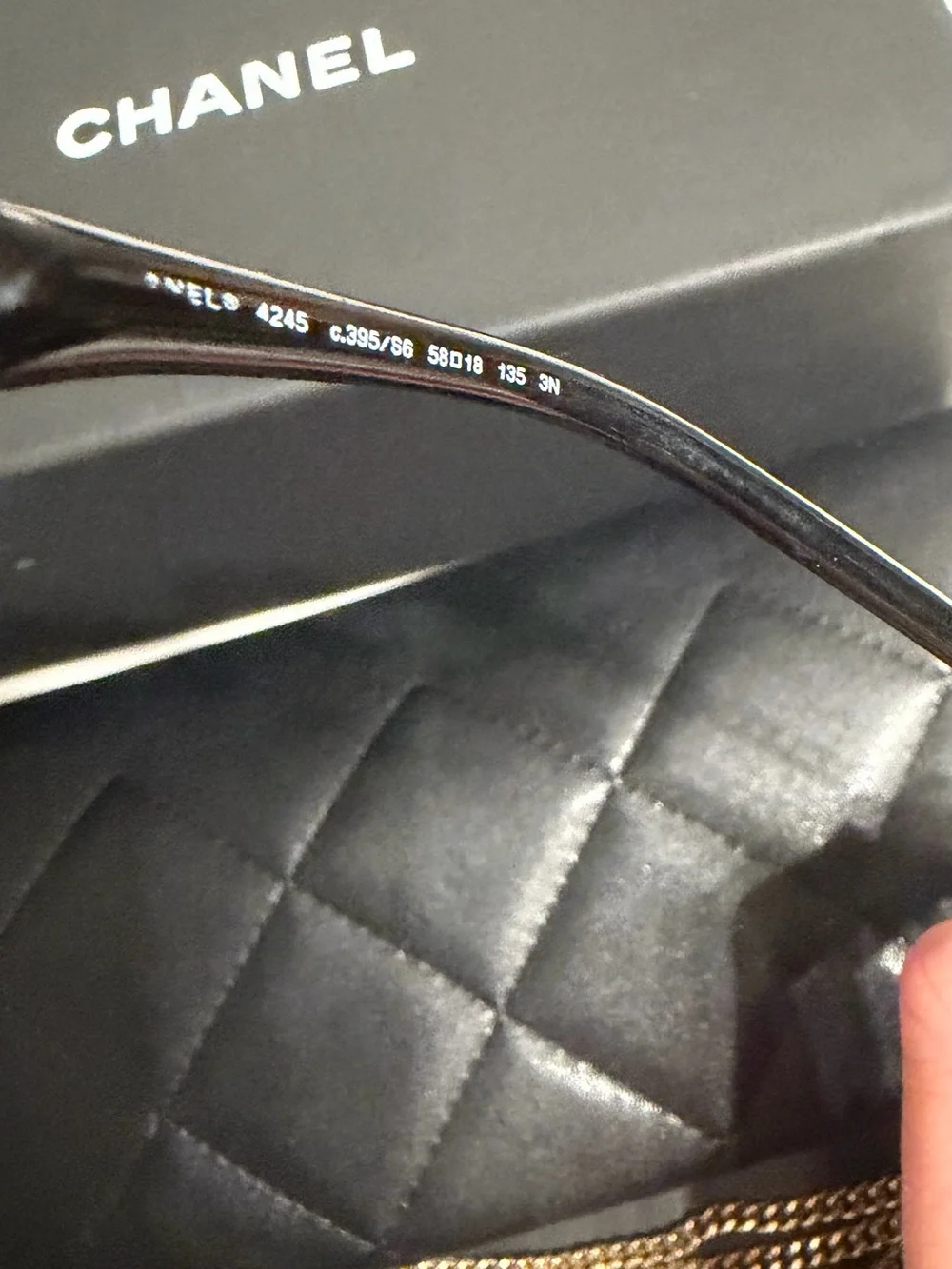 CHANEL 4245 Round Chain Sunglasses